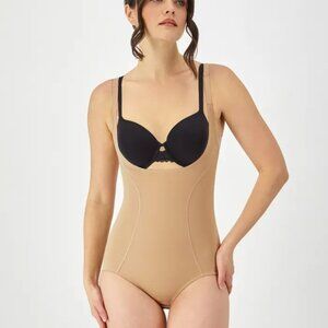 NWT Maidenform Open Bust Body Shaper #FL2656 Size Large